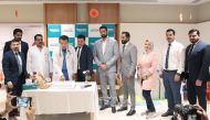 Officials of Naseem Medical Centre at the opening of the paediatric department at the Al Wakra branch of Naseem yesterday. PIC: Salim Matramkot/The Peninsula