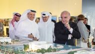 President of the Republic of Malta H E Dr. George Vella with officials during a visit to the United Development Company, yesterday.