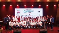 Engineers Forum Qatar members with their families during the celebration.