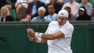 US's John Isner during his third round match against Italy's Jannik Sinner. (Reuters/Paul Childs)