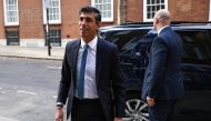 Conservative leadership candidate Rishi Sunak arrives at an office building in London, Britain, July 20, 2022. REUTERS/Henry Nicholls