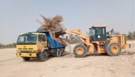 The General Cleanliness Department in the Public Services Affairs Sector removed over 126 tonnes of miscellaneous waste.