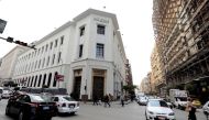 Egypt's Central Bank headquarters are seen in downtown Cairo, Egypt, March 22, 2022. (REUTERS/Mohamed Abd El Ghany)