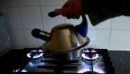 A gas cooker is seen in Boroughbridge, northern England November 13, 2012. REUTERS/Nigel Roddis/File Photo/File Photo