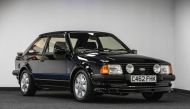 A 1985 Ford Escort RS Turbo S1 car formerly driven by the late Princess Diana, offered for sale via Silverstone Auctions on August 27, 2022, is seen in this undated handout photo taken in an unknown location. Silverstone Auctions /Handout via REUTERS