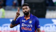 India's Hardik Pandya celebrates after the match Reuters/Satish Kumar