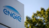 The logo of French gas and power group Engie is seen in Nantes, France, on September 28, 2020. REUTERS/Stephane Mahe/File Photo