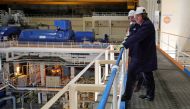 British Prime Minister Boris Johnson looks on during his visit to EDF's Sizewell Nuclear power station in Sizewell, Britain, on September 1, 2022. Chris Radburn/Pool via REUTERS