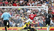 Manchester United's Marcus Rashford scores their second goal during their EPL match against Arsenal at the Old Trafford in Manchester, on September 4, 2022.  REUTERS/Craig Brough E