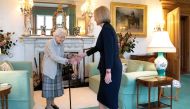 Queen Elizabeth welcomes Liz Truss during an audience where she invited the newly elected leader of the Conservative party to become Prime Minister and form a new government, at Balmoral Castle, Scotland, on September 6, 2022. Jane Barlow/Pool via REUTERS