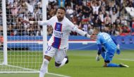 Paris St Germain's Neymar celebrates after scoring Brest during their Ligue 1 match at the Parc des Princes, in Paris, on September 10, 2022.   REUTERS/Christian Hartmann
