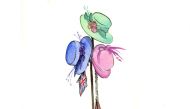 A watercolour illustration of three corgis looking at hats hanging on a stand, in tribute to Queen Elizabeth, Britain's longest-reigning sovereign who died on Thursday after 70 years on the throne, is seen in this picture obtained from social media on September 10, 2022. Toni Galmes via REUTERS 