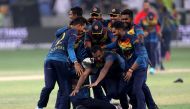 Sri Lanka players celebrate after winning the final match of the Asia Cup against Pakistan at the Dubai International Stadium in Dubai on September 11, 2022.  REUTERS/Christopher Pike