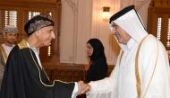 Deputy Prime Minister for Cabinet Affairs of Oman H H Fahd bin Mahmoud Al Said meeting with Speaker of the Shura Council H E Hassan bin Abdullah Al Ghanim, in Muscat.