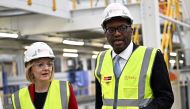 British Prime Minister Liz Truss and Chancellor of the Exchequer Kwasi Kwarteng visit Berkeley Modular, in Northfleet, Kent, Britain, September 23, 2022. REUTERS/Dylan Martinez/Pool/File Photo