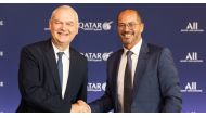 Qatar Airways Chief Commercial Officer Thierry Antinori and Accor Chief Loyalty and Partnerships Officer Mehdi Hemici