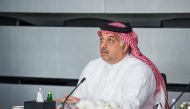 Deputy Prime Minister and Minister of State for Defence Affairs H E Dr. Khalid bin Mohammed Al Attiyah at the meeting.