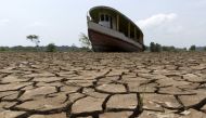 A boat lies on the bottom of Amazonas river, in the city of Manaus, Brazil, October 26, 2015. REUTERS/Bruno Kelly/File Photo