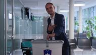Presidential candidate Anze Logar votes during the presidential elections in Ljubljana, Slovenia, October 23, 2022. (REUTERS/Borut Zivulovic)
