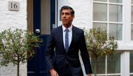 Britain's Conservative MP Rishi Sunak leaves his home address in London, Britain October 24, 2022. REUTERS/Peter Nicholls
