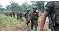 Congolese soldiers from the Armed Forces of the Democratic Republic of Congo (FARDC) walk in line after the army took over an ADF rebel camp, near the town of Kimbau, North Kivu Province, Democratic Republic of Congo, on February 20, 2018. File Photo / Reuters