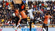 Paris St Germain's Danilo Pereira scores their second goal during Ligue 1 match against Lorient at Stade du Moustoir, Lorient, France, on November 6, 2022.  REUTERS/Stephane Mahe