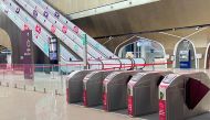 File photo of Doha Metro station. 