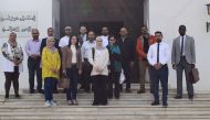 Participants from Arab countries during the workshops organised by the QNL.