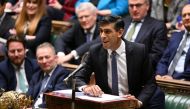 British Prime Minister Rishi Sunak speaks at the House of Commons in London, Britain, on December 7, 2022. UK Parliament/Jessica Taylor/Handout via REUTERS 