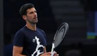 Serbia's Novak Djokovic practices ahead of the Adelaide International and Australian Open tournaments, at Memorial Drive Tennis Club in Adelaide, Australia, December 29, 2022. REUTERS/Loren Elliott
 