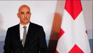 Switzerland's President Alain Berset addresses the Innovation and Industry Forum in Bern, Switzerland, on July 3, 2018. File Photo / Reuters
