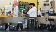 A photo showing the practical side of the Center for Advanced Materials at Qatar University.
