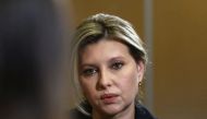 File Photo: Ukraine's first lady, Olena Zelenska, speaks during an interview with Reuters on November 2, 2022. (REUTERS/Pedro Nunes)