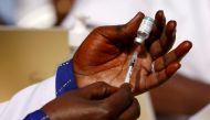 A health worker preapres a dose of the coronavirus disease (COVID-19) vaccine in Dakar, Senegal on February 23, 2021. File Photo / Reuters