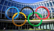 Olympic Rings are pictured in front of The Olympic House, headquarters of the International Olympic Committee (IOC) in Lausanne, Switzerland, September 8, 2022. (Reuters/Laurent Gillieron)