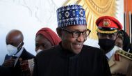 Nigerian President Muhammadu Buhari arrives at the opening session of the 35th ordinary session of the Assembly of the African Union at the African Union Commission (AUC) headquarters in Addis Ababa, Ethiopia, on February 5, 2022. File Photo / Reuters