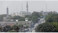 A general view shows a deserted street in front of the Presidential palace in Mogadishu, Somalia, on December 28, 2021. File photo / Reuters)
