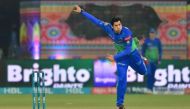 Spinning all-rounder Asif Afridi in action during the Pakistan Super League. — Photo courtesy: PSL