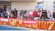 The Indonesian Booth at the International Day Festival.