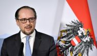 Austria's Foreign Minister Alexander Schallenberg.  AFP 