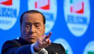 Former Italian prime minister Silvio Berlusconi during a campaign rally ahead of the general election, in Milan, Italy, September 23, 2022. (REUTERS/Flavio Lo Scalzo)