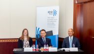  International Chamber of Commerce Qatar and ‘Crowell & Moring’ officials at the workshop.