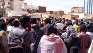 Protesters gathered in Khartoum during the 28 February protests. AlTaghyeer/Fateh al-Rahman Hamouda
