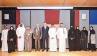Ashghal and UDST officials at the conclusion of the training programme. 
