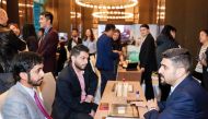 A Qatar Tourism representative briefs the visitors during the roadshow conducted in China.