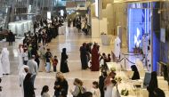 People queuing to enter last year's 31st Doha International Book Fair (DIBF) at Doha Exhibition and Convention Center in West Bay. Pic: Amr Diab

