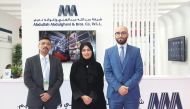 AAB officials during the Project Qatar Exhibition which was held recently at the Doha Exhibition and Convention Center (DECC).