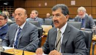 Secretary-General of the Ministry of Foreign Affairs H E Dr. Ahmed bin Hassan Al Hammadi during the IAEA meeting in Vienna.