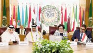 Officials attending the meeting in Cairo.