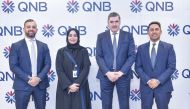 QNB, IBM and Mannai infoTech officials at the event.
